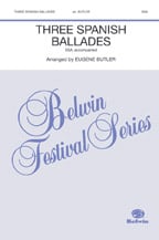 Three Spanish Ballades SSA choral sheet music cover Thumbnail